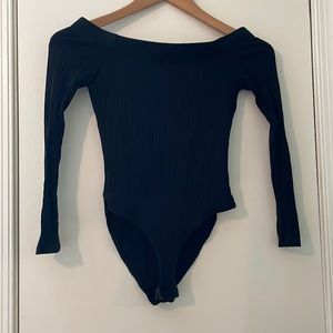 Off the shoulder body suit